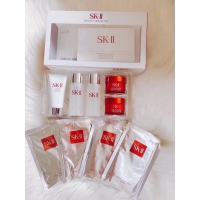 [旅行装]SK-II新款中样九件套(神仙水30ml+清莹露30ml+面霜30g+面膜4片+洁面20g)