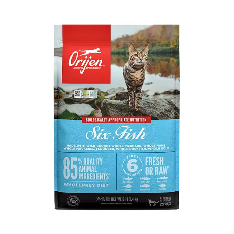 进口美国Orijen渴望成猫幼猫粮无谷深海六种鱼/鸡肉猫粮5.4kg增肥护肤无谷高清大图