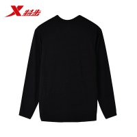 特步（Xtep）长袖T恤男士秋季新款运动卫衣套头衫薄款基础款简约休闲T恤男装