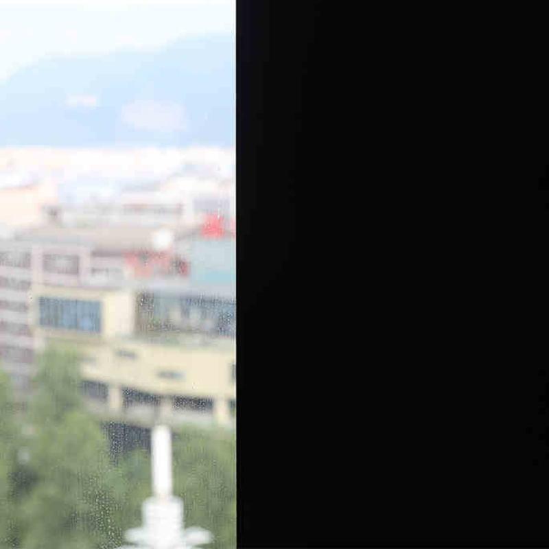 黑色贴纸不透明遮光玻璃贴纸窗户防晒隔热膜卧室玻璃窗花纸-黑不透60cm宽/5米价