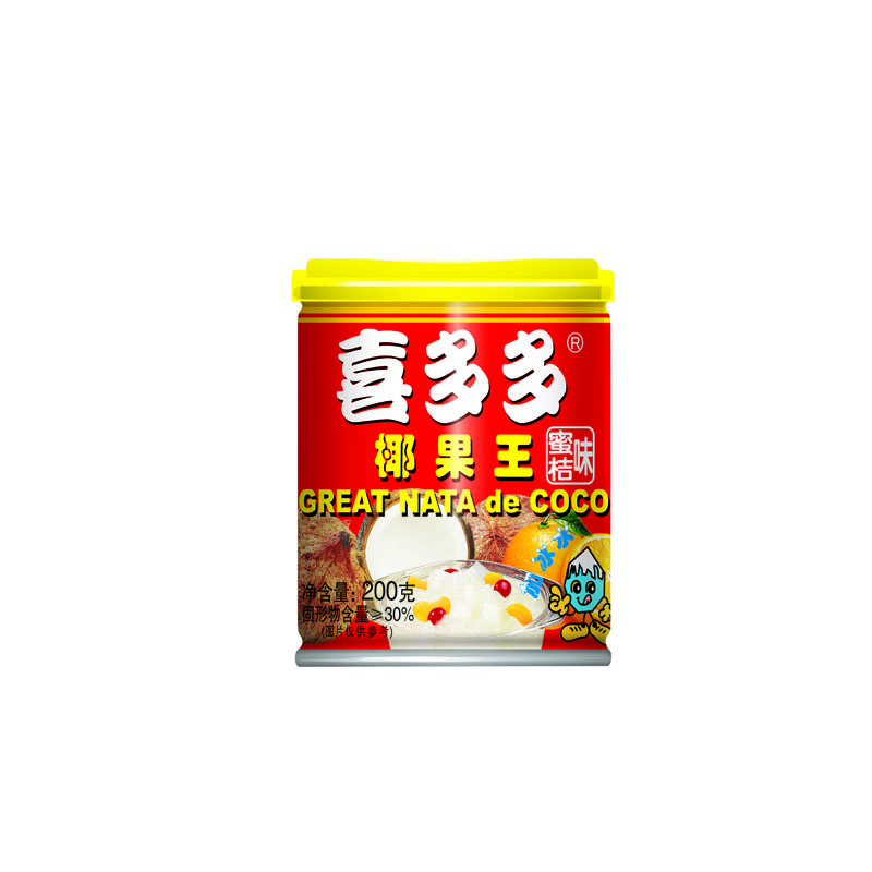 喜多多 椰果王蜜桔味 200g