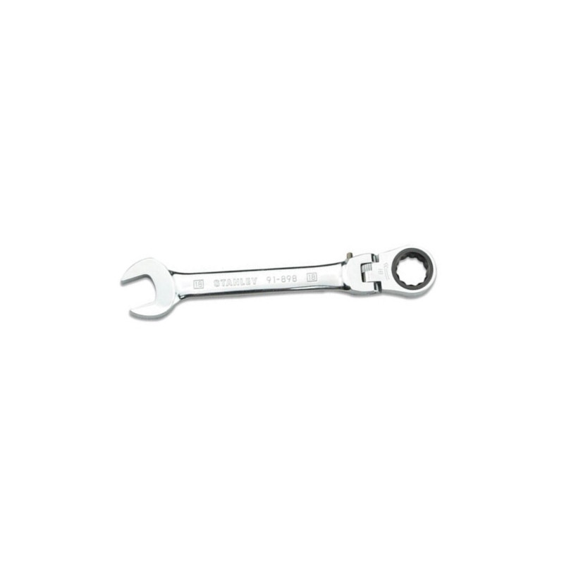 史丹利(STANLEY) 公制精抛光活头棘开两用快扳19mm