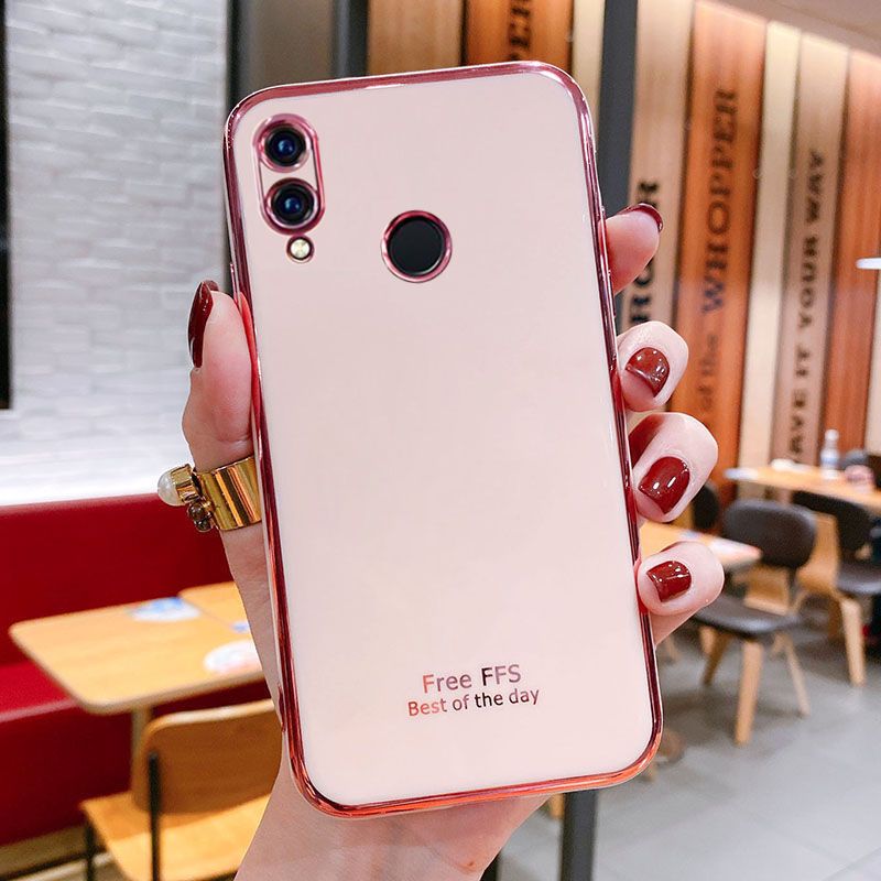 华为荣耀8x手机壳荣耀8xmax软硅胶腕带保护套全包honor新款女潮8x樱花