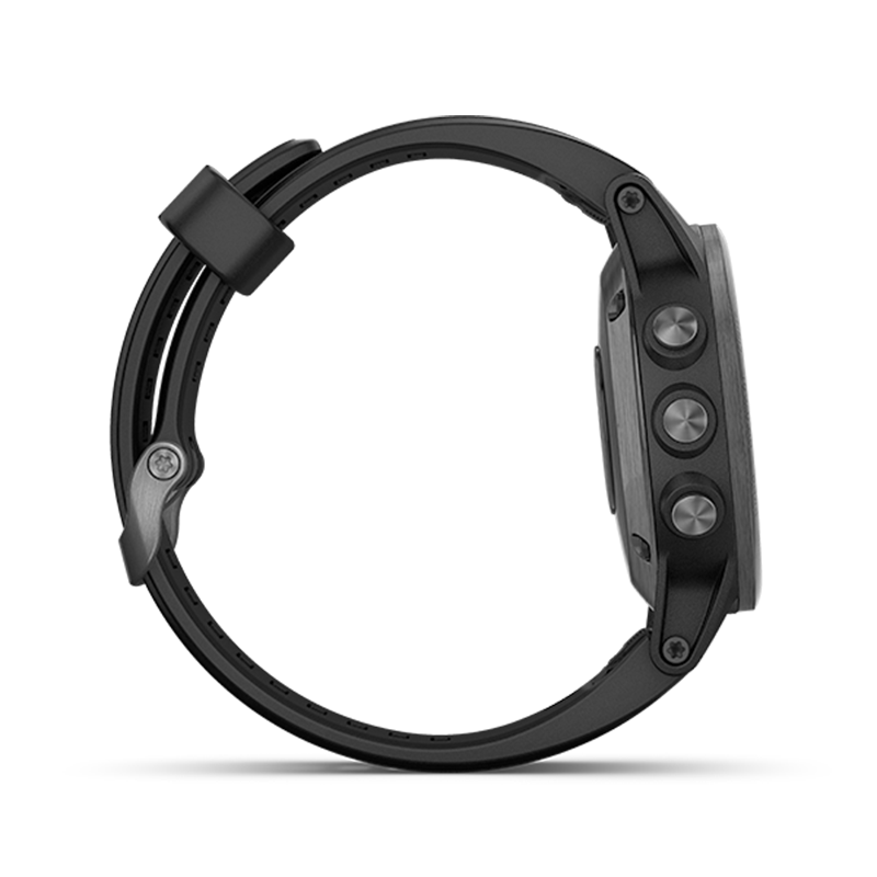 佳明GARMIN飞耐时5sPlus健身音乐时尚NFC支付GPS导航户外运动功能手表防水100m(中文蓝宝石版 深邃黑)