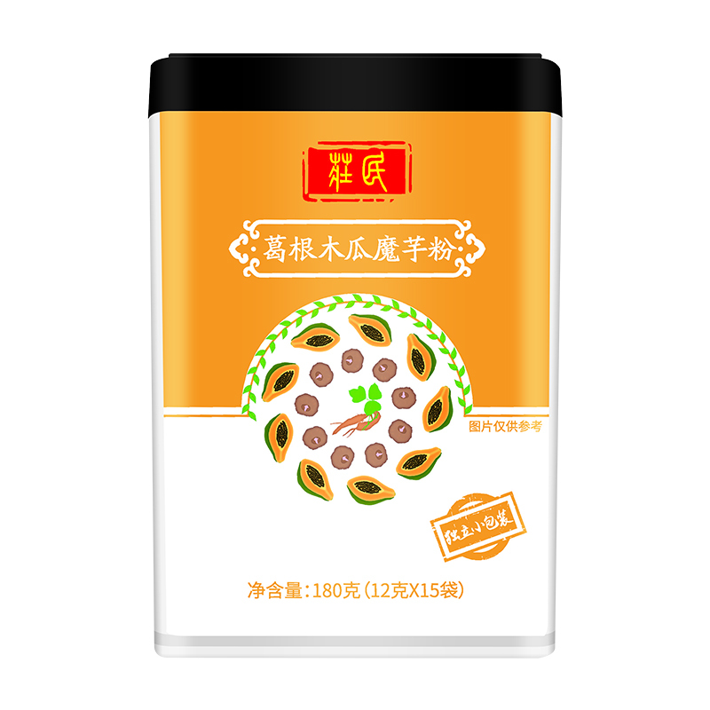 庄民木瓜葛根魔芋粉180g/罐 早餐粥五谷养生营养代餐粉五谷杂粮粥正品可搭配佐丹力159膳食纤维