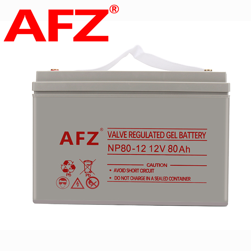 胶体铅酸蓄电池12V80AH路灯电瓶UPS直流屏机房消防监控NP80-12高清大图