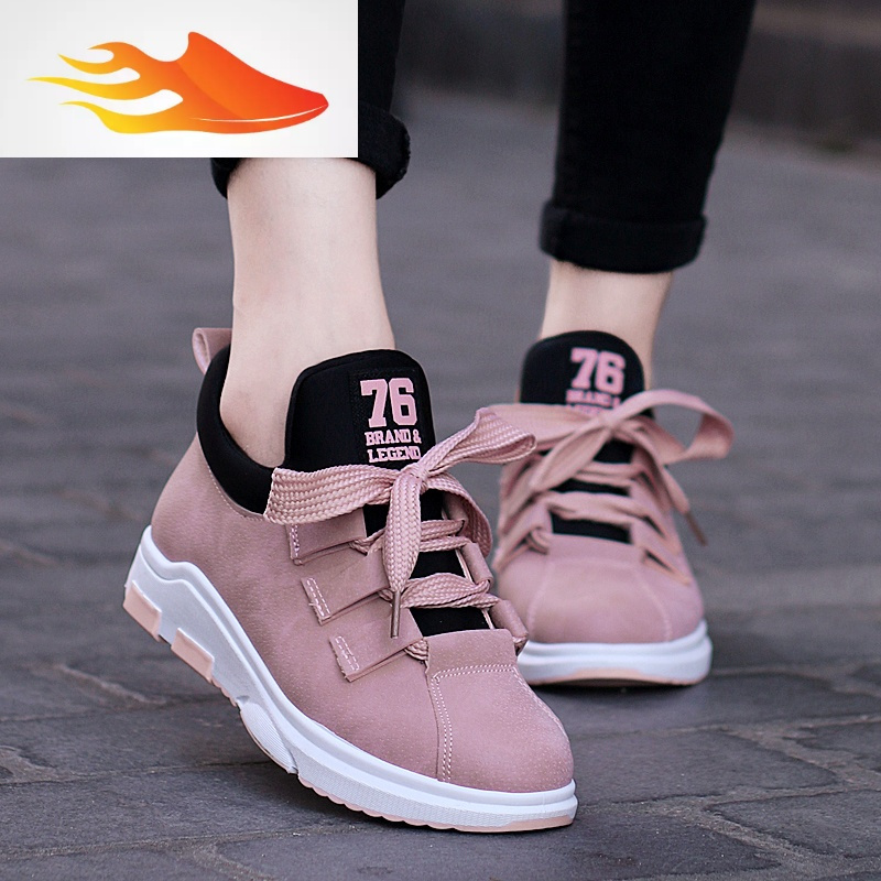 fishbasket初中女鞋秋冬季韩版大童休闲板鞋百搭高中女生旅游跑步鞋