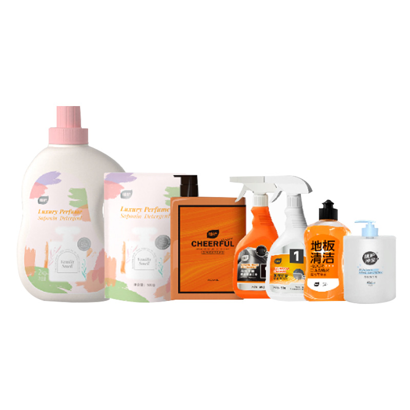 植护日化套装全屋清洁洗衣液地板清洁剂油污净组合ZH1280N07