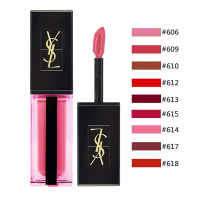[送礼专属]圣罗兰(YSL)口红唇釉奢华缎面水光染唇液5.9ml唇膏#617永浴爱河 保湿补水 色泽持久