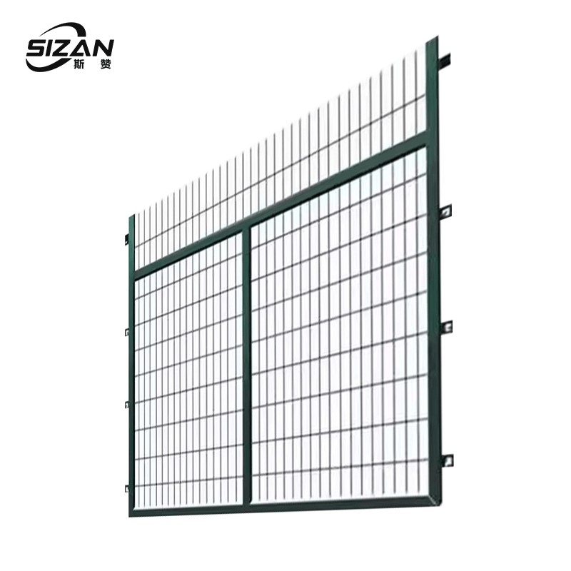 斯赞 浸塑隔离金属网片(含立柱) 丝径4mm*3m 片高清大图