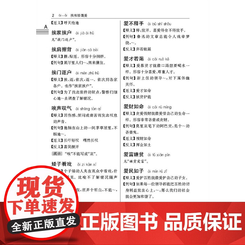 汉语成语词典(大字本)高清大图