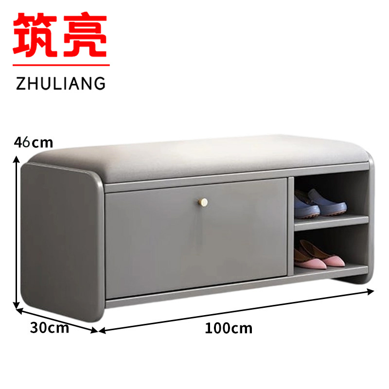 筑亮 储物鞋凳 HS100 个高清大图