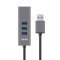 金佳佰业 金佳佰业 Z266 贵族系列 USB3.0 三口HUB+千兆网卡 铝合金外壳