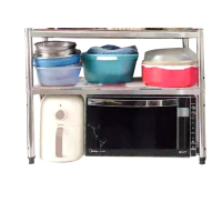 苏宁宜品推荐双层置物架高60cm*70cm*40cm(仅限烟台五区)
