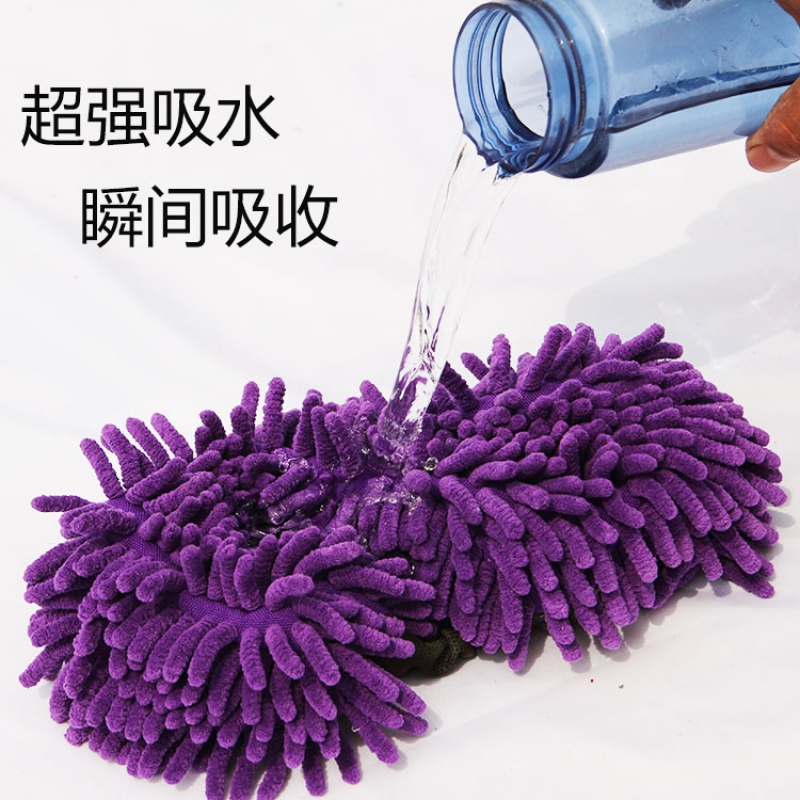 平板吸水拖把家用一拖净雪尼尔干湿两用平板拖木地板瓷砖拖地高清大图