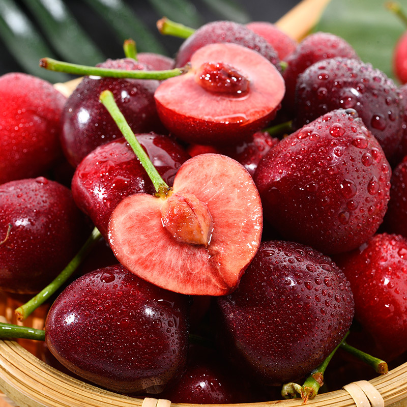 山东烟台美早大樱桃1斤2628mm国产车厘子大果新鲜水果