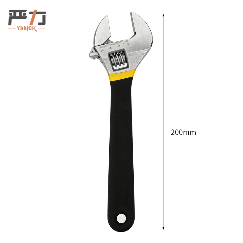 严力 YIMLEK 活口扳手 8寸 把高清大图