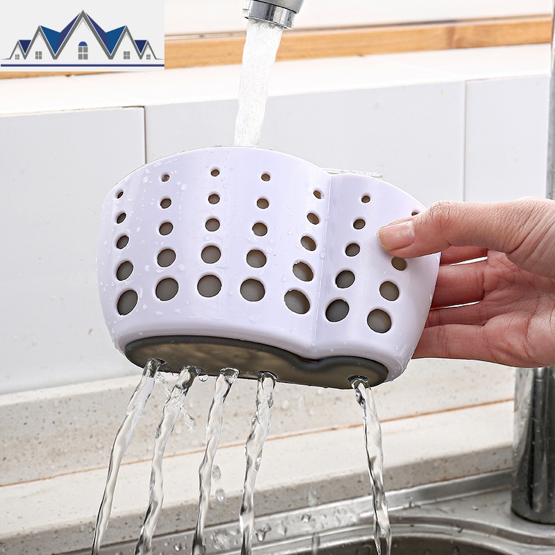 水龙头水塑料沥水篮收纳挂篮厨房小用品厨具置物架收纳架沥水架_253_472高清大图