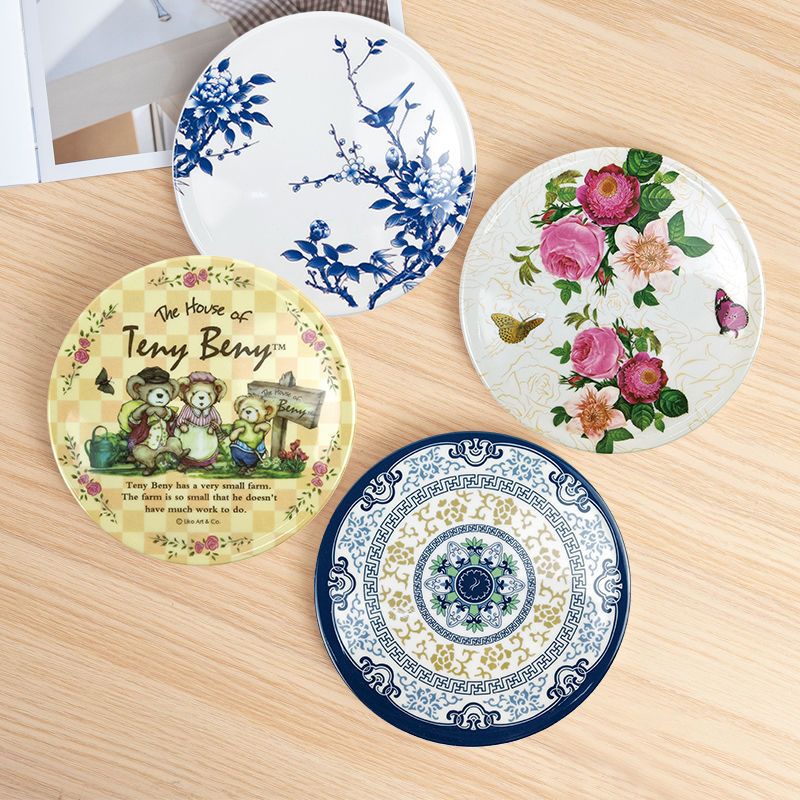 密胺仿瓷隔热垫防烫耐热家用碗垫餐桌垫子菜餐盘子锅垫餐盘垫杯垫