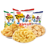 [满199减120]盼盼麦香鸡味20包办公室零食大礼包休闲薯片爆米花膨化食品