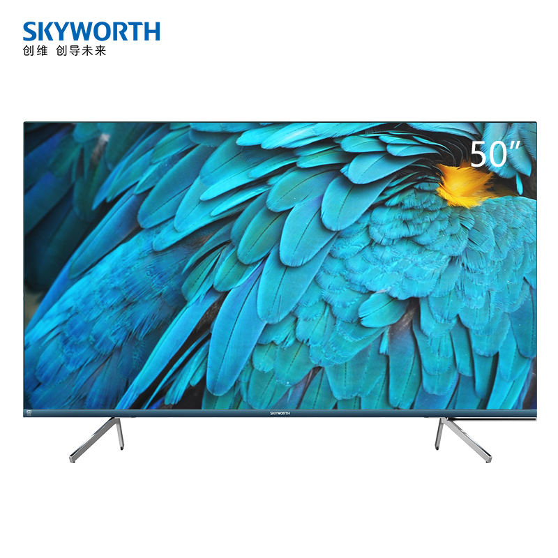 SKYWORTH创维 50Q40 (50英寸)点翠工艺 全面屏 超清薄 全时AI 远场语音 4K超高清 平板电视机