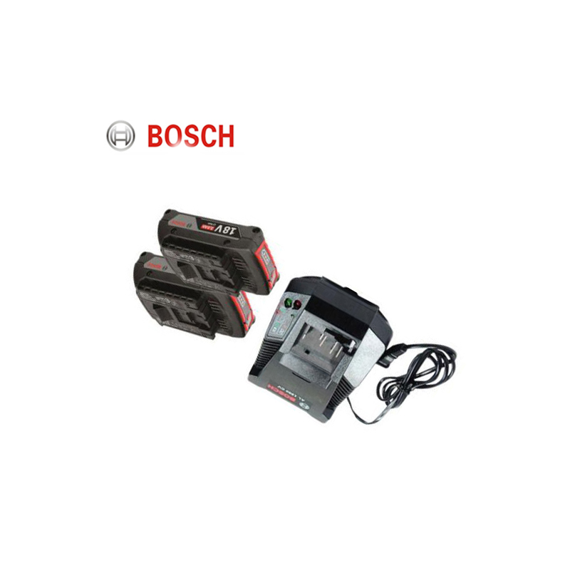 博世(Bosch) 锂电移动电源套件 2电1充套装18V 2.0Ah 货期5-10天