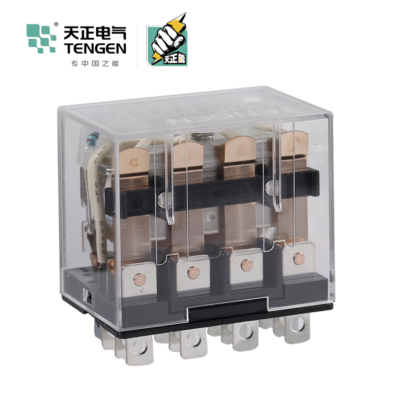 天正电气 HH6 P 小型 4C/O 带灯 10A 24VDC 03050010220 中间继电器