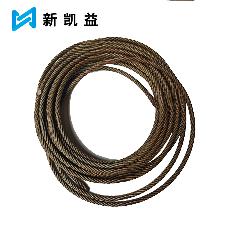 新凯益 油性多股钢丝绳 6*37+FC-12mm 米高清大图