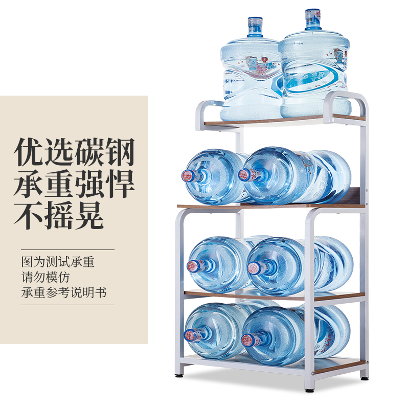 小美厨房置物架微波炉落地多层架子放碗架用品储物架省空间收纳架