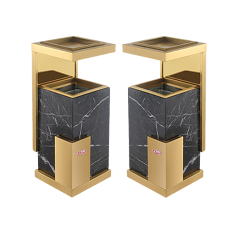 卫未来 立式烟灰桶 豪华钛金黑石 个高清大图