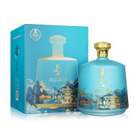 五粮液生态酿酒红福论江山 52度浓香型绿豆酒1.5L大坛酒礼盒装