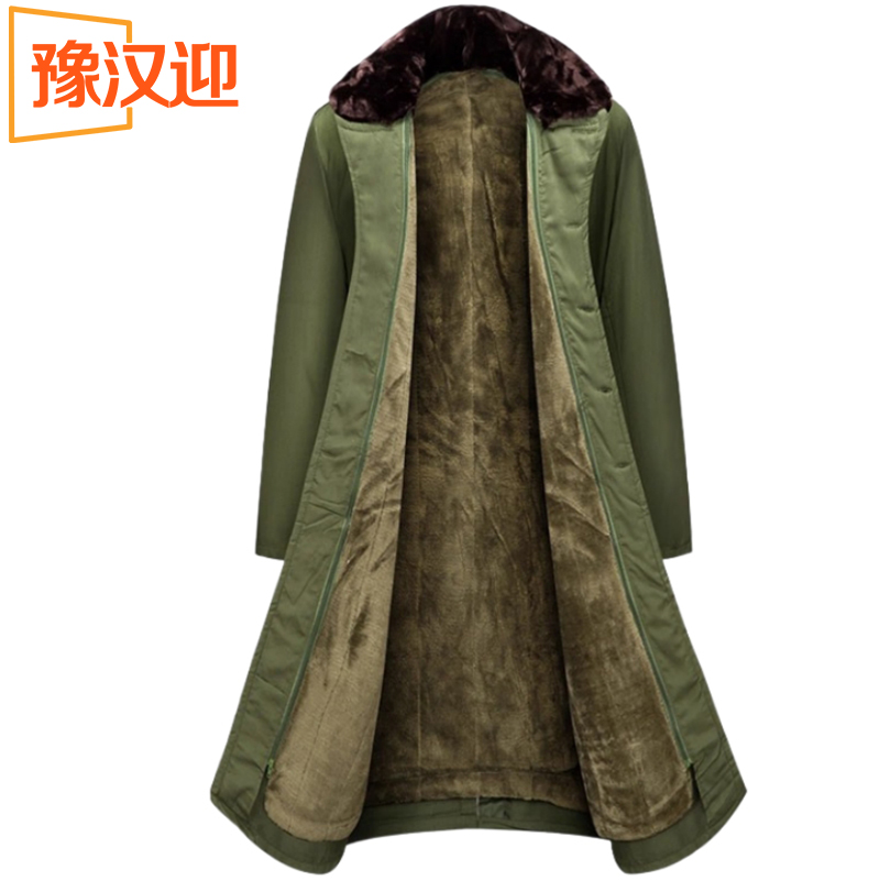 豫汉迎军大衣 防寒军大衣可拆洗大号件