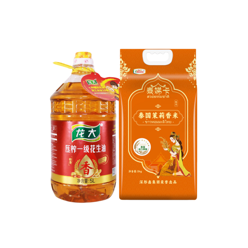 龙大/泰娣卡 米油组合5kg+5L