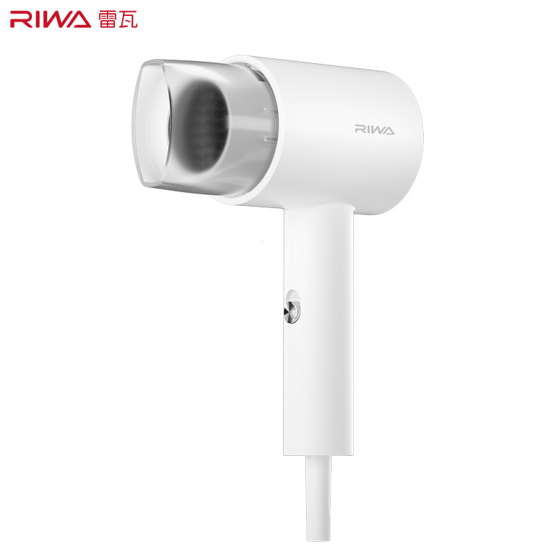 雷瓦负离子电吹风机RC-7105白配灰色家用大功率护发恒温理发店专用宿舍学生吹风筒