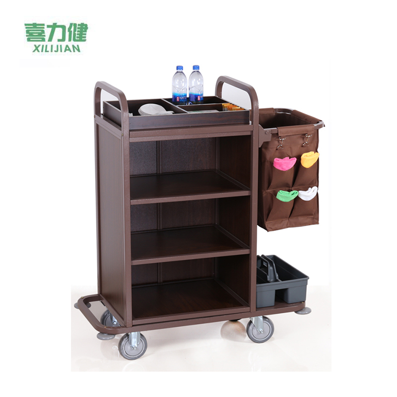 喜力健 手推布草车 115*46*110CM-配垃圾箱 个高清大图