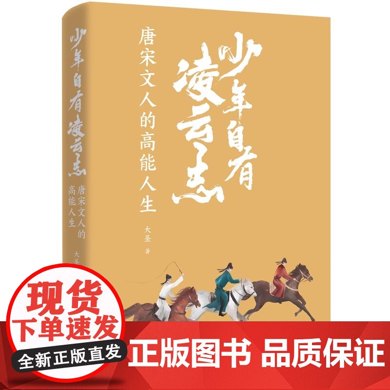少年自有凌云志 唐宋诗人的高能人生 大圣著 中国古诗词 趣味解读32位唐宋文人的爆燃人生 磨铁图书高清大图