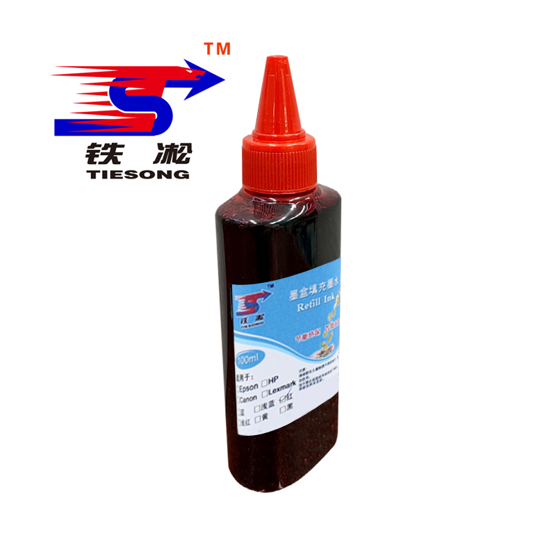 铁凇 墨水 红色100ML 瓶高清大图
