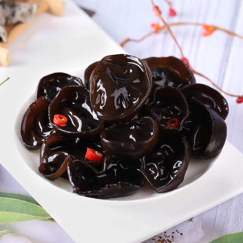 富昌 东北黑木耳200g 肉厚无根木耳 煲汤炒菜凉拌火锅材料 特产山珍南北干货