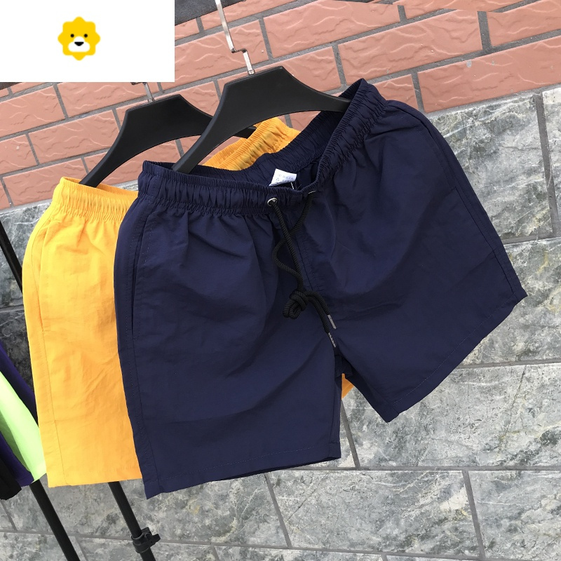 fishbasket沙滩裤男宽松速干薄款骚气潮休闲运动大裤衩季裤头4分男士