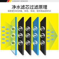 德玛仕(DEMASHI) 商用开水器 YT-3K 30F开水机 奶茶店全自动直饮机 步进式电热烧水器炉 热水机开水桶