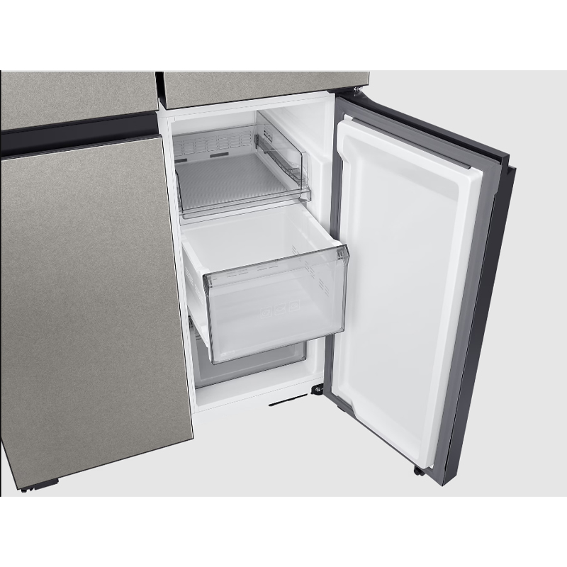 三星RF50DG5151QQSC 501L超薄嵌入 独立三循环 三蒸发器 AI节能 超净离子除菌十字对开门冰箱高清大图