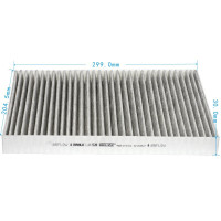 马勒(MAHLE)活性炭空调滤LAK520适配04-08款奥迪A4(B6/B7)/04款奥迪A6(C5)