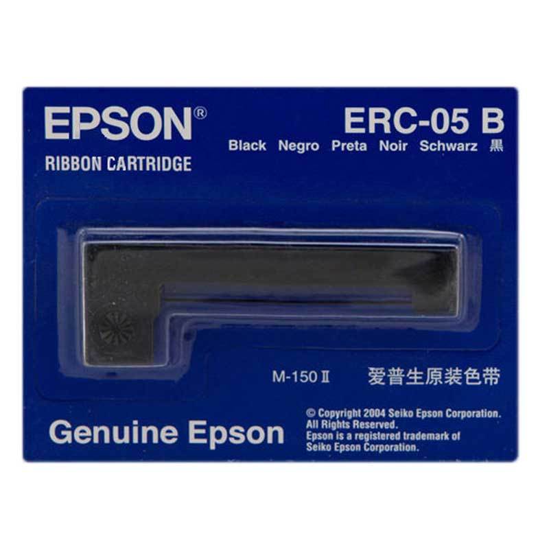 爱普生(Epson)ERC-05 B 原装黑色 色带框 S015352 ERC05