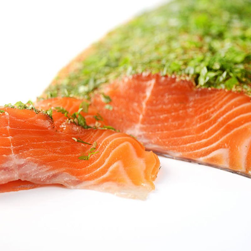 海鲜盛宴oceangalaler03y挪威峡湾鳟鱼250g盒