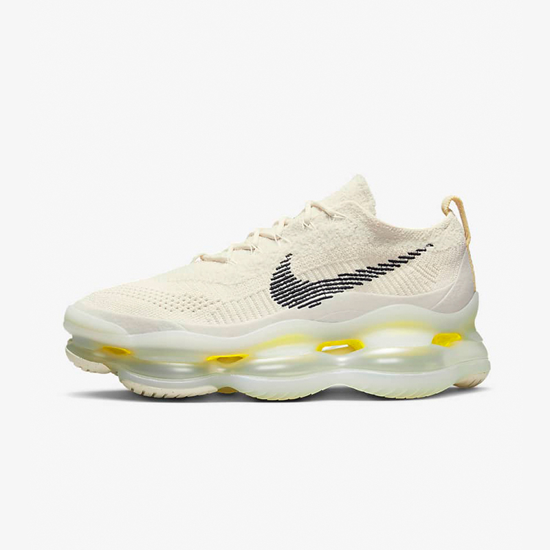 耐克男鞋air max scorpion米白大气垫厚底老爹鞋跑步鞋dj4701-001