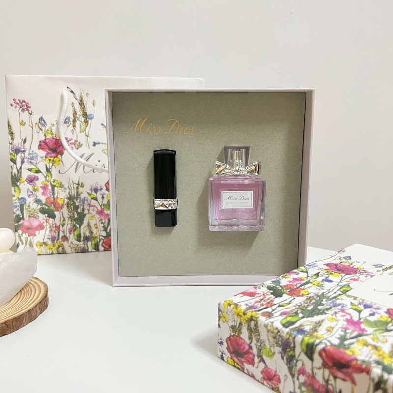 七夕礼物迪奥甜心香水口红礼盒两件套甜心50ml丝绒口红999720礼盒装