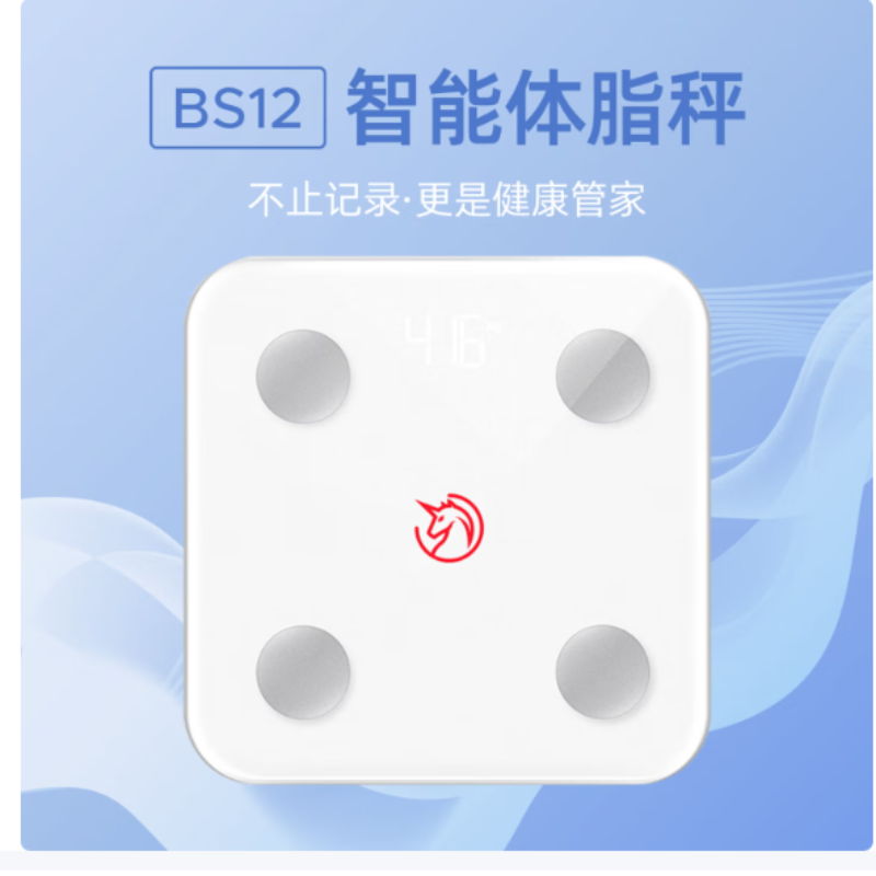 野小兽(YESOUL)动感单车健身器材配件小礼物 yesoul体脂秤BS12