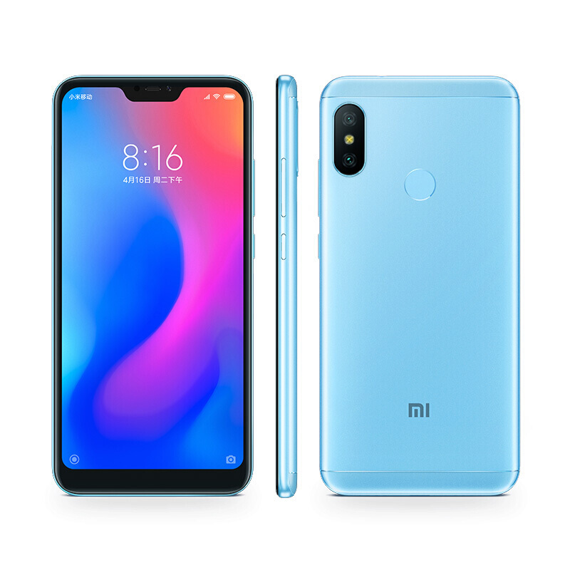 Xiaomi/小米 红米6 Pro 4GB+64GB 巴厘蓝 移动联通电信4G全网通手机
