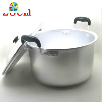 锅具汤锅加厚铝锅汤锅纯铝制汤锅洗白铝汤锅铸耳铝锅18-32CM FENGHOU 28公分[内径28深16]