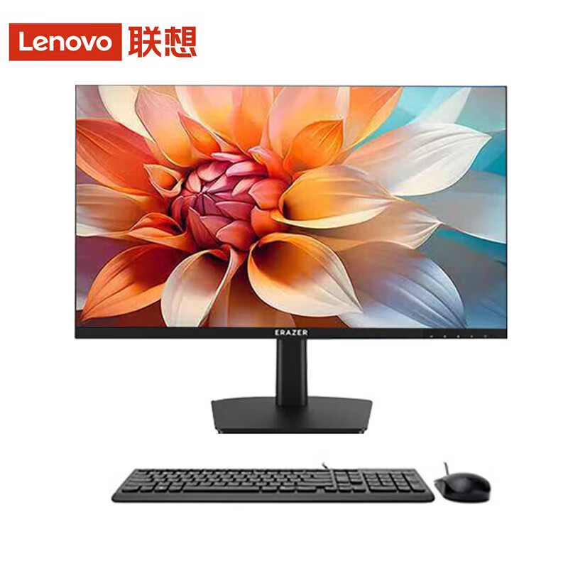 联想(Lenovo)生态品牌 异能者S240H 23.8英寸一体机电脑 学习办公一体台式机(I3-12100 8G 256G WIFI 音响 蓝牙) 黑
